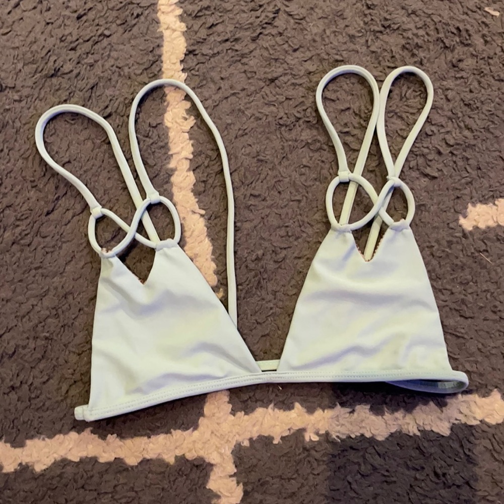 Acacia swimwear kekaha top tidepool size p (xs)